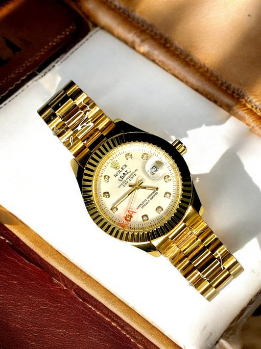 Rolex Gold President Rose Dial